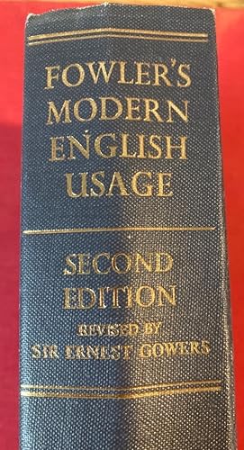 Bild des Verkufers fr A Dictionary of Modern Language Usage. Second Edition. zum Verkauf von Plurabelle Books Ltd