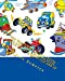 Seller image for Toy Trains,Cars, Boats, Trucks, and Airplanes Coloring Book: For Kid's Ages 3 Years Old and up [Soft Cover ] for sale by booksXpress