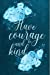 Bild des Verkufers fr Chalkboard Journal - Have Courage and Be Kind (Aqua): 100 page 6" x 9" Ruled Notebook: Inspirational Journal, Blank Notebook, Blank Journal, Lined . Journals - Aqua Collection) (Volume 7) [Soft Cover ] zum Verkauf von booksXpress