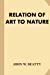 Seller image for The Relation of Art to Nature [Soft Cover ] for sale by booksXpress