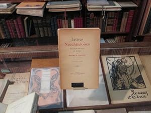 Seller image for Lettres Neuchteloises for sale by Librairie FAUGUET