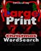 Image du vendeur pour Large Print Christmas WORDSEARCH Puzzles [Soft Cover ] mis en vente par booksXpress