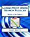 Seller image for Large Print Word Search Puzzles Sports & Games [Soft Cover ] for sale by booksXpress