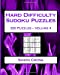 Seller image for Hard Difficulty Sudoku Puzzles Volume 4: 200 Hard Sudoku Puzzles For Advanced Players [Soft Cover ] for sale by booksXpress