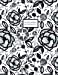 Seller image for Dot Grid Journal - Dotted Notebook, 8.5 x 11: Black & White Modern Floral, Soft Cover, Extra Large (Simply Journal To Write In) [Soft Cover ] for sale by booksXpress