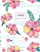 Seller image for Journal (Diary, Notebook): Floral Pink & white, XL 8.5 x 11, lined (Cute Journals For Women And Girls) [Soft Cover ] for sale by booksXpress