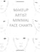 Seller image for Makeup Artist Minimal Face Charts: Combo Version [Soft Cover ] for sale by booksXpress