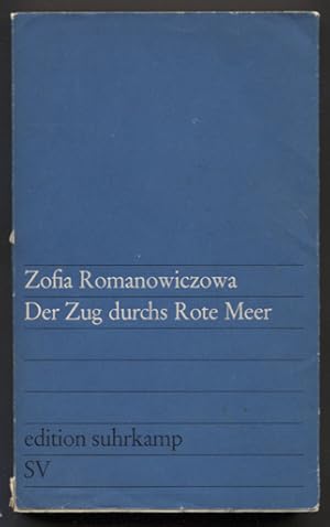 Immagine del venditore per Der Zug durchs Rote Meer. Roman. Aus dem Polnischen von Josef Hahn. (= edition suhrkamp 93.) venduto da Antiquariat Neue Kritik