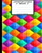 Seller image for Unruled Composition Notebook 8" x 10". 120 Pages. Geometric Diamond Like Pattern: Unruled Composition Notebook 8" x 10". Blank Notebook. 120 Pages. Colorful Geometric Diamond Like Pattern [Soft Cover ] for sale by booksXpress