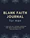 Seller image for Faith Journal For Men: Blank Composition Notebook Journal With Prompts: Large Faith Notebook 8" x 10" (Faith Journals) (Volume 1) [Soft Cover ] for sale by booksXpress