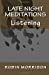 Bild des Verkufers fr late night meditations one (Volume 1) [Soft Cover ] zum Verkauf von booksXpress