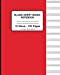 Imagen del vendedor de Blank Sheet Music Notebook - Manuscript Paper (Red): 8" x 10" - Musicians Blank Sheet Music Notebook- 100 Pages - Manuscript Paper Standard - 12 Stave (Durable Cover) [Soft Cover ] a la venta por booksXpress
