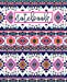 Seller image for Notebook: Portable Format 7.5"x9.25" (19x23cm) Notebook Journal & Diary: Pretty Pink, Yellow & Blue Aztec Pattern [Soft Cover ] for sale by booksXpress