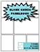 Seller image for Blank Comic Panelbook: Blank Notebook Large Size 8.5x11 Inch 7 Panel 90 pages Create & Draw Your Own Comics Template Strips Pages Panel Blank Book . Layout (Blank Comic Strips Panelbook Layout) [Soft Cover ] for sale by booksXpress