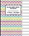 Seller image for Blank Sheet Music Notebook - Colorful Waves: 8" x 10" - Musicians Blank Sheet Music Notebook- 100 Pages - Manuscript Paper Standard - 12 Stave (Durable Cover) [Soft Cover ] for sale by booksXpress