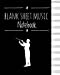 Imagen del vendedor de Blank Sheet Music Notebook - Musicians Journal (Showtime): 8" x 10" - Musicians Blank Sheet Music Notebook- 100 Pages - Manuscript Paper Standard - 12 Stave (Durable Cover) [Soft Cover ] a la venta por booksXpress