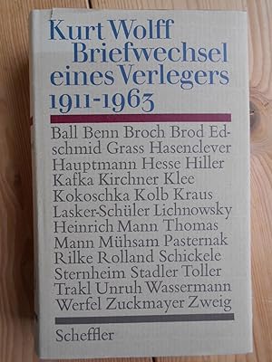 Seller image for Briefwechsel eines Verlegers : 1911 - 1963. Hrsg. von Bernhard Zeller u. Ellen Otten / Teil von: Bibliothek des Brsenvereins des Deutschen Buchhandels e.V. for sale by Antiquariat Rohde