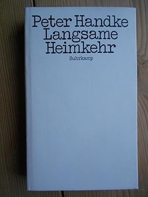 Seller image for Langsame Heimkehr : Erzhlung. for sale by Antiquariat Rohde