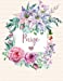 Seller image for Paige: Personalized Floral XL Lined Notebook with 110 Inspirational Quotes (Journals to Write In for Women) [Soft Cover ] for sale by booksXpress