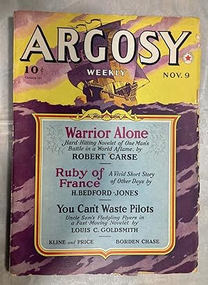 Imagen del vendedor de Argosy November 9, 1940 Vol. 303 No. 3 a la venta por biblioboy