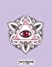 Seller image for sketchbook by a madoo: All seeing eye on purple cover (8.5 x 11) inches 110 pages, Blank Unlined Paper for Sketching, Drawing, Whiting, Journaling . seeing eye on purple sketchbook (Volume 3) [Soft Cover ] for sale by booksXpress