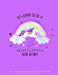 Immagine del venditore per Rainbows and Unicorns Notebook: It's Going to be a Rainbows and Unicorns Kind of Day Cute Magical College Ruled 7.44" x 9.69" Composition Journal 50 . School, Diary, or Party Favors: Purple Cover [Soft Cover ] venduto da booksXpress