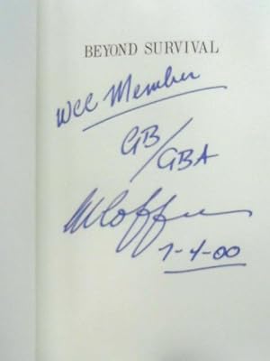 Immagine del venditore per Beyond Survival: Building on the Hard Times, A POW's Inspiring Story venduto da World of Rare Books