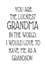 Image du vendeur pour You Are The Luckiest Grandma In The World. I Would Love To Have me As A Grandson: Funny Appreciation Novelty Gift Notebook For Grandmothers [Soft Cover ] mis en vente par booksXpress