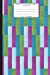 Immagine del venditore per College Ruled Composition Notebook. 6" x 9". 120 Pages: Textile Purple Baby Blue Green Teal Bands Cover. College ruled paper, medium ruled paper. For . Back to school composition notebook. [Soft Cover ] venduto da booksXpress