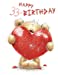 Imagen del vendedor de Happy 33rd Birthday: Notebook, Journal, Dairy, 105 Lined Pages, Cute Teddy Bear Themed Birthday Gifts for 33 Year Old Men or Women, Son or Daughter, . Mother, Best Friend, Book Size 8 1/2" x 11" [Soft Cover ] a la venta por booksXpress