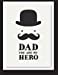 Seller image for Dad you are my hero: Dad you are my hero cover and Dot Graph Line Sketch pages, Extra large (8.5 x 11) inches, 110 pages, White paper, Sketch, Draw and Paint (Dad you are my hero notebook) (Volume 1) [Soft Cover ] for sale by booksXpress