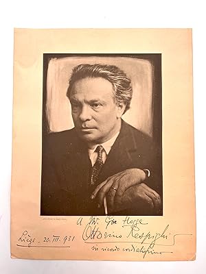 [PHOTOGRAPHIE] Portrait photographique de Ottorino Respighi