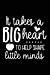 Image du vendeur pour It Takes a Big Heart to Help Shape Little Minds: A Notebook & Blank Lined Journal; Perfect Gift Under $10 for Teacher Appreciation, Summer Break, or . (Composition Book, 100 pages, 6x9 inches) [Soft Cover ] mis en vente par booksXpress