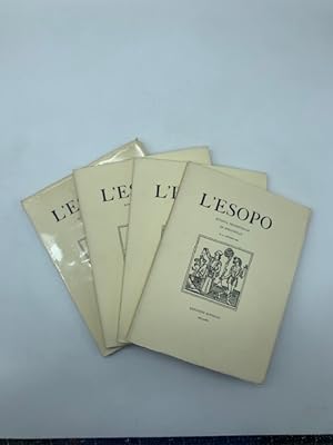 L'esopo rivista trimestrale di bibliofilia. Voll. n. 5 - 6 - 7 - 8 annata1980