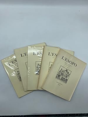 L'esopo rivista trimestrale di bibliofilia. voll. n. 9 - 10 - 11 - 12 - 13 annata1981/82