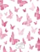 Seller image for sketchbook: Pink butterfly cover (8.5 x 11) inches 110 pages, Blank Unlined Paper for Sketching, Drawing , Whiting , Journaling & Doodling (Pink butterfly sketchbook) (Volume 1) [Soft Cover ] for sale by booksXpress
