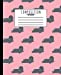 Seller image for Composition Notebook: Seal Sea Lion Pink Print 7.5 x 9.25 in - 110 Pages - Wide Ruled - Black Lined Paper Journal - For Back to School, Classwork, . Thoughts, Brainstorm Ideas, Draw, Doodle [Soft Cover ] for sale by booksXpress