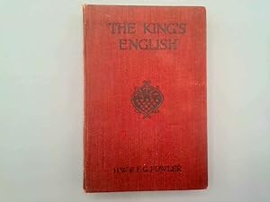 Seller image for THE KING`S ENGLISH for sale by Goldstone Rare Books