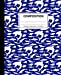 Image du vendeur pour Composition: Dark Blue Shark Composition Notebook for Kids, Cool Marble Sharks Pattern for Boys, Wide Ruled Book 7.5 x 9.25 in, 110 Pages, Back to School Supplies, For Students and Teachers [Soft Cover ] mis en vente par booksXpress