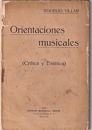 Orientaciones Musicales (critica y estetica)