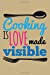 Image du vendeur pour Cooking Love Visible: Blank Lined Journal to Write In - Ruled Writing Notebook [Soft Cover ] mis en vente par booksXpress
