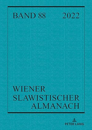 Seller image for Wiener Slawistischer Almanach, Band 88 (2022) for sale by moluna