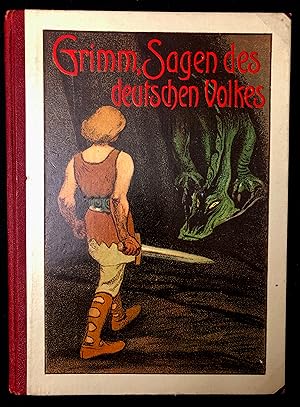 Bild des Verkufers fr Grimm, Sagen des deutschen Volkes zum Verkauf von Rolf Nlkes - kunstinsel.ch