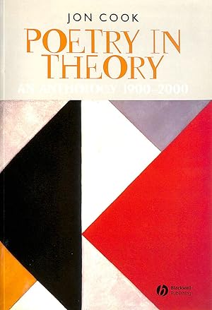 Imagen del vendedor de Poetry in Theory: An Anthology 1900-2000 (Blackwell Anthologies) a la venta por M Godding Books Ltd