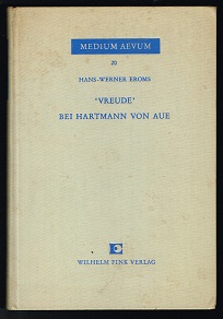 Bild des Verkufers fr Vreude" bei Hartmann von Aue. - zum Verkauf von Libresso Antiquariat, Jens Hagedorn