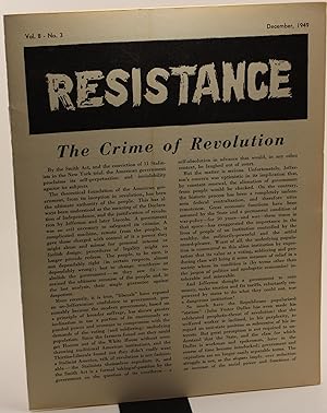 Resistance Vol. 8 No. 3 An Anarchist Review