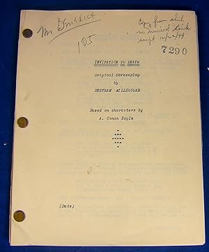 THE WOMAN IN GREEN (Original Heavily Annotated Screenplay for the 1944 Universal Studios SHERLOCK...