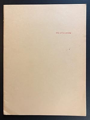 Immagine del venditore per The Little Review 4 (Volume 2, Number 2; 1971) - includes two poems by Frank Stanford venduto da Philip Smith, Bookseller