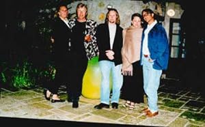 Rutger Hauer et sa femme, Roger Avary, Belinda Carlisle, Morgan Mason