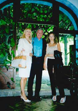 Fabrice, sa femme Michele et sa fille Sophie